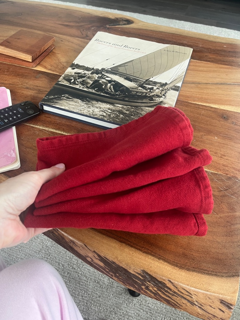 Red Cotton Napkins - Set of 4